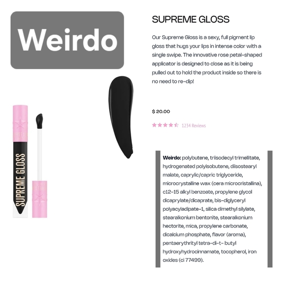 Jeffree Star Supreme Gloss in "Weirdo" - Picture 1 of 3